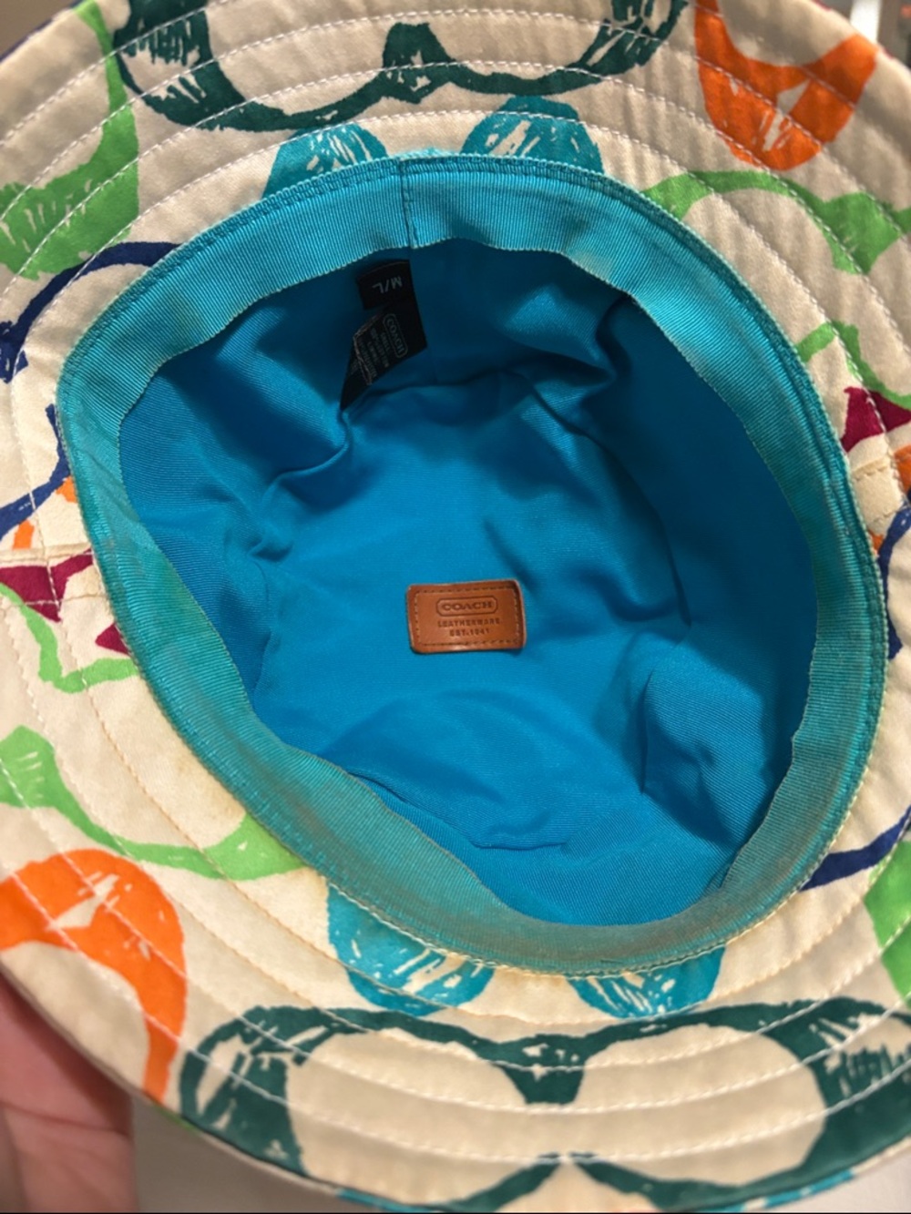 Coach Colorful Bucket hat - Picture 2 of 2
